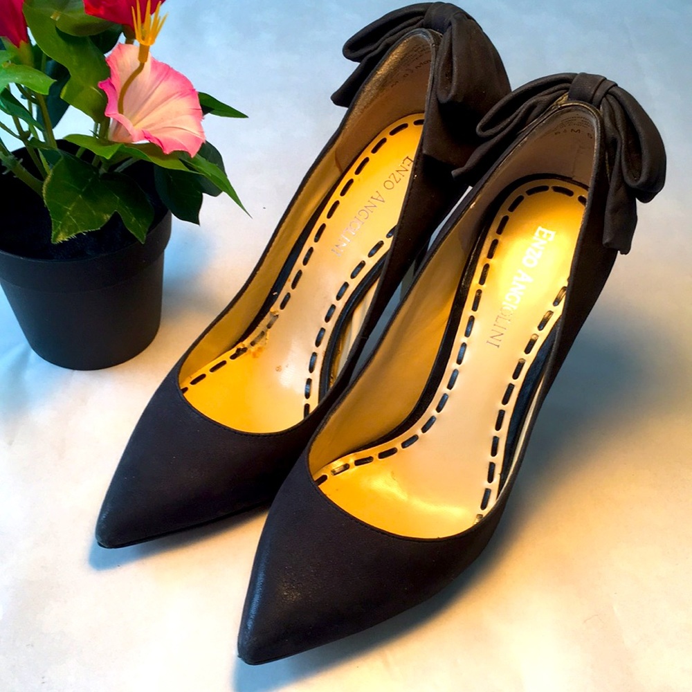 Enzo Angiolini Black Stilletos